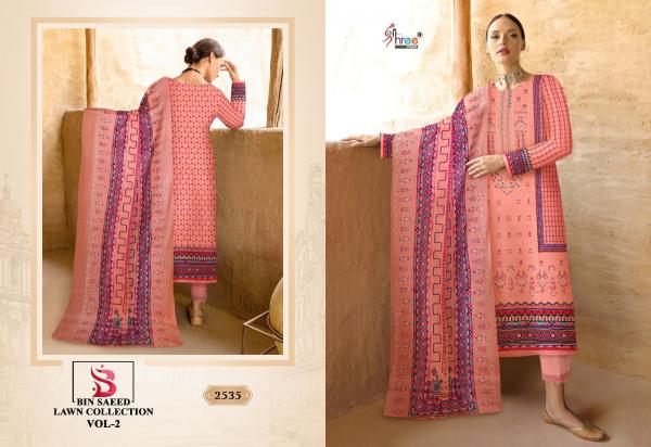 Shree Bin Saeed Lawn Collection Vol 2 Exclusive Pakistani Salwar Suit